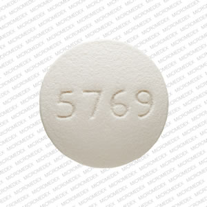 Olanzapine 7.5 mg TEVA 5769 Back