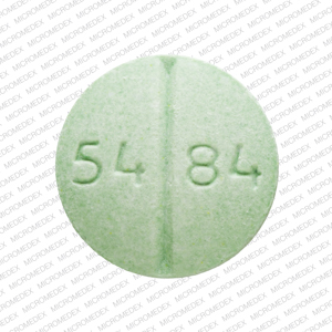 Propranolol hydrochloride 40 mg V 54 84 Front