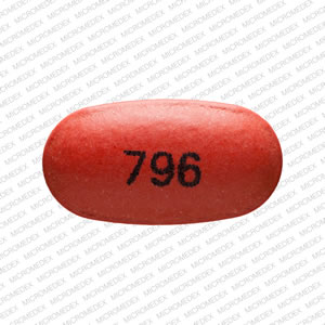 Divalproex sodium delayed-release 125 mg 796 Front