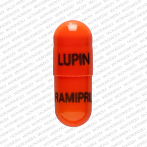 Pill LUPIN RAMIPRIL 2.5mg Orange Capsule-shape is Ramipril