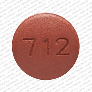 Topiramate 200 mg S 712 Back