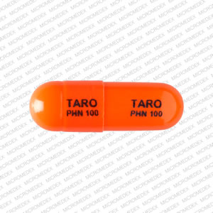 Phenytoin sodium extended 100 mg TARO PHN 100 TARO PHN 100