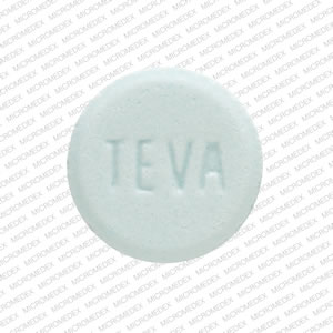 Pill TEVA 3927 Blue Round is Diazepam