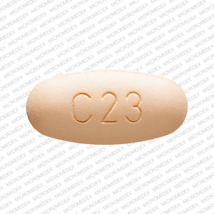 Hydrochlorothiazide and olmesartan medoxomil 12.5 mg / 40 mg SANKYO C23 Back
