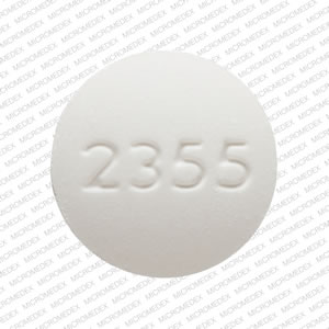 Acetaminophen, butalbital and caffeine 325 mg / 50 mg / 40 mg 2355 V Back