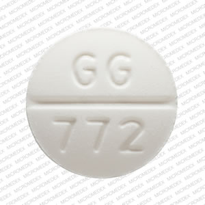 Glipizide 10 mg GG 772 Front