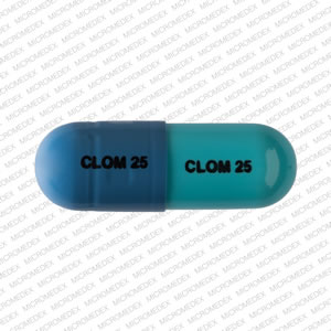 Clomipramine hydrochloride 25 mg CLOM 25 CLOM 25