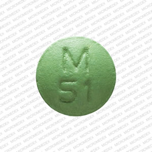 Amitriptyline hydrochloride 25 mg M 51 Front