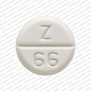 Pill Z 66 White Round is Atenolol
