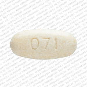 Potassium citrate extended-release 10 mEq (1080 mg) USL 071 Back