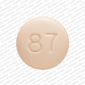Alprazolam extended release 2 mg R 87 Back