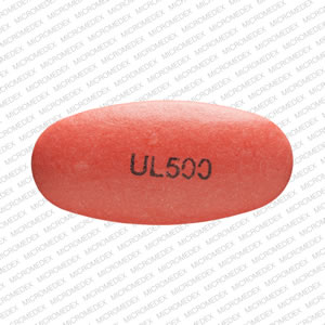 Pill UL 500 is Divalproex Sodium Delayed Release 500 mg