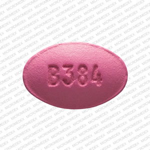 Pill B 384 Pink Oval is Folbic