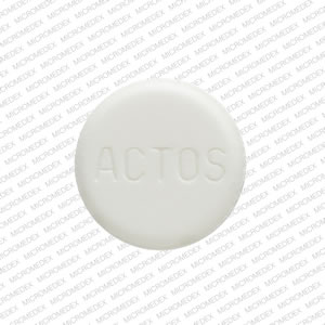 Pioglitazone hydrochloride 30 mg ACTOS 30 Front