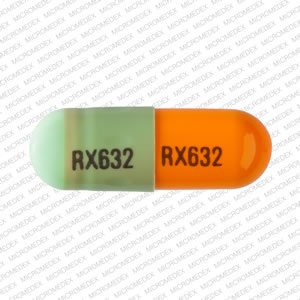 Fluoxetine hydrochloride 40 mg RX632 RX632