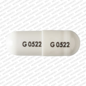 Fenofibrate (micronized) 134 mg G 0522 G 0522