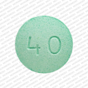 Propranolol hydrochloride 40 mg 40 DAN 5556 Back