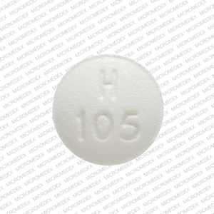 Hydroxyzine hydrochloride 10 mg H 105 Front