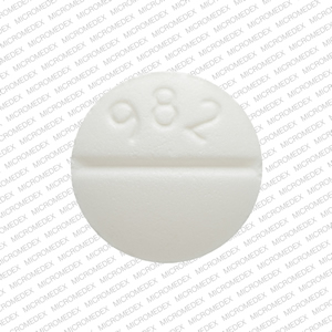Digoxin 250 mcg (0.25 mg) 982 Front