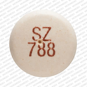 Pill SZ 788 Brown Round is Carbamazepine Extended Release