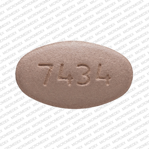Valsartan 320 mg TEVA 7434 Front
