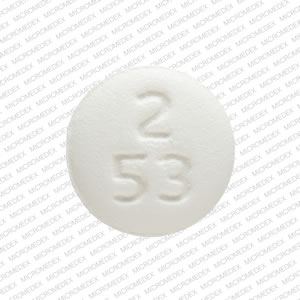 Ropinirole hydrochloride 0.25 mg G 2 53 Front