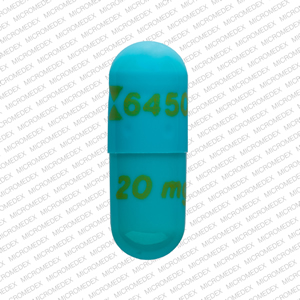 Esomeprazole magnesium delayed-release 20 mg Logo 6450 20 mg