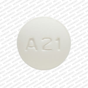 Alprazolam extended-release 0.5 mg M A21 Back