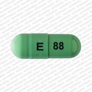 Fluoxetine hydrochloride 10 mg E 88