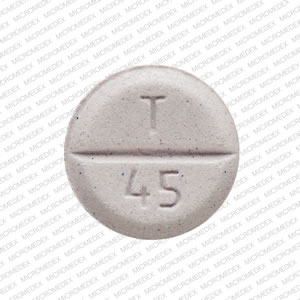Clorazepate dipotassium 3.75 mg T 45 Front