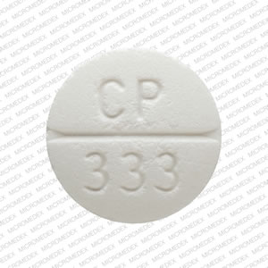 Hydrocortisone 20 mg CP 333 Front