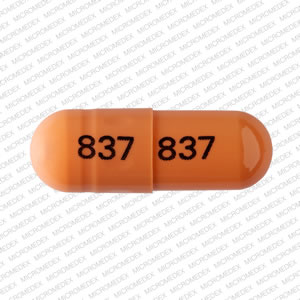 Pill 837 837 Tan Capsule/Oblong is Galantamine Hydrobromide Extended Release