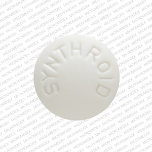 Synthroid 50 mcg (0.05 mg) SYNTHROID 50 Front