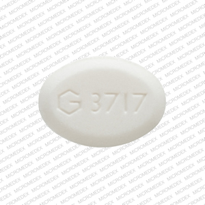 Triazolam 0.125 mg G 3717 Front