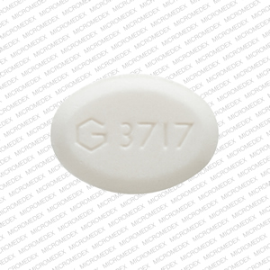 Triazolam 0.125 mg G 3717 Front