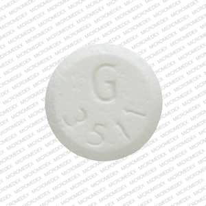 Pyridostigmine bromide 60 mg G 3511 Front