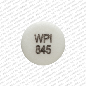 Glipizide extended release 10 mg WPI 845 Front