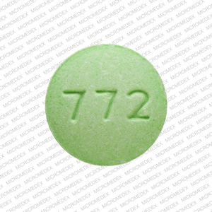 Isosorbide dinitrate 20 mg W W 772 Back