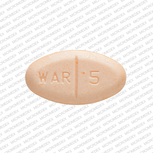 Warfarin sodium 5 mg WAR 5 Front