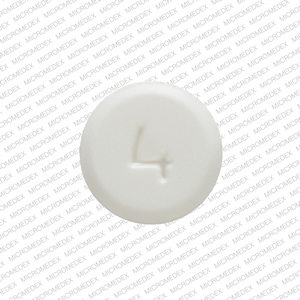 Hydromorphone hydrochloride 4 mg M 4 Back