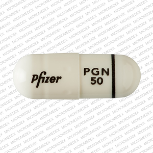 Lyrica 50 mg Pfizer PGN 50