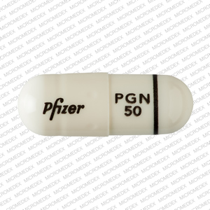Pregabalin 50 mg Pfizer PGN 50