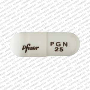 Pregabalin 25 mg Pfizer PGN 25