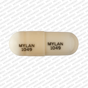 Pilule MYLAN 1049 MYLAN 1049 est du chlorhydrate de doxépine 10 mg