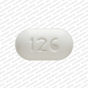 Acetaminophen and hydrocodone bitartrate 325 mg / 5 mg 126 Front