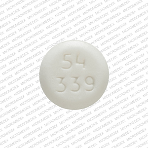 Pill 54 339 White Round is Prednisone