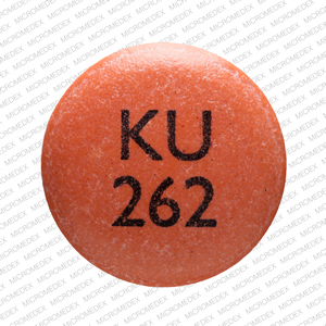 Nifedipine extended release 90 mg KU 262 Front