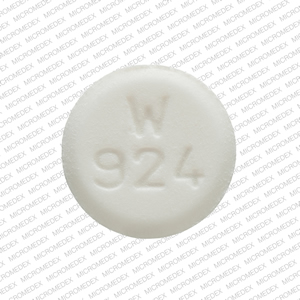 Enalapril maleate 5 mg W 924 Front