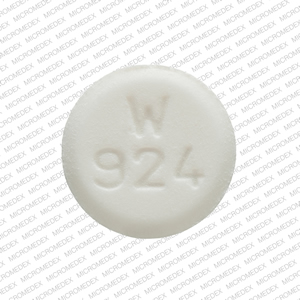 Enalapril maleate 5 mg W 924 Front