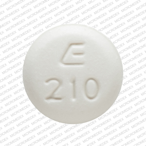 Methimazole 10 mg E 210 Front